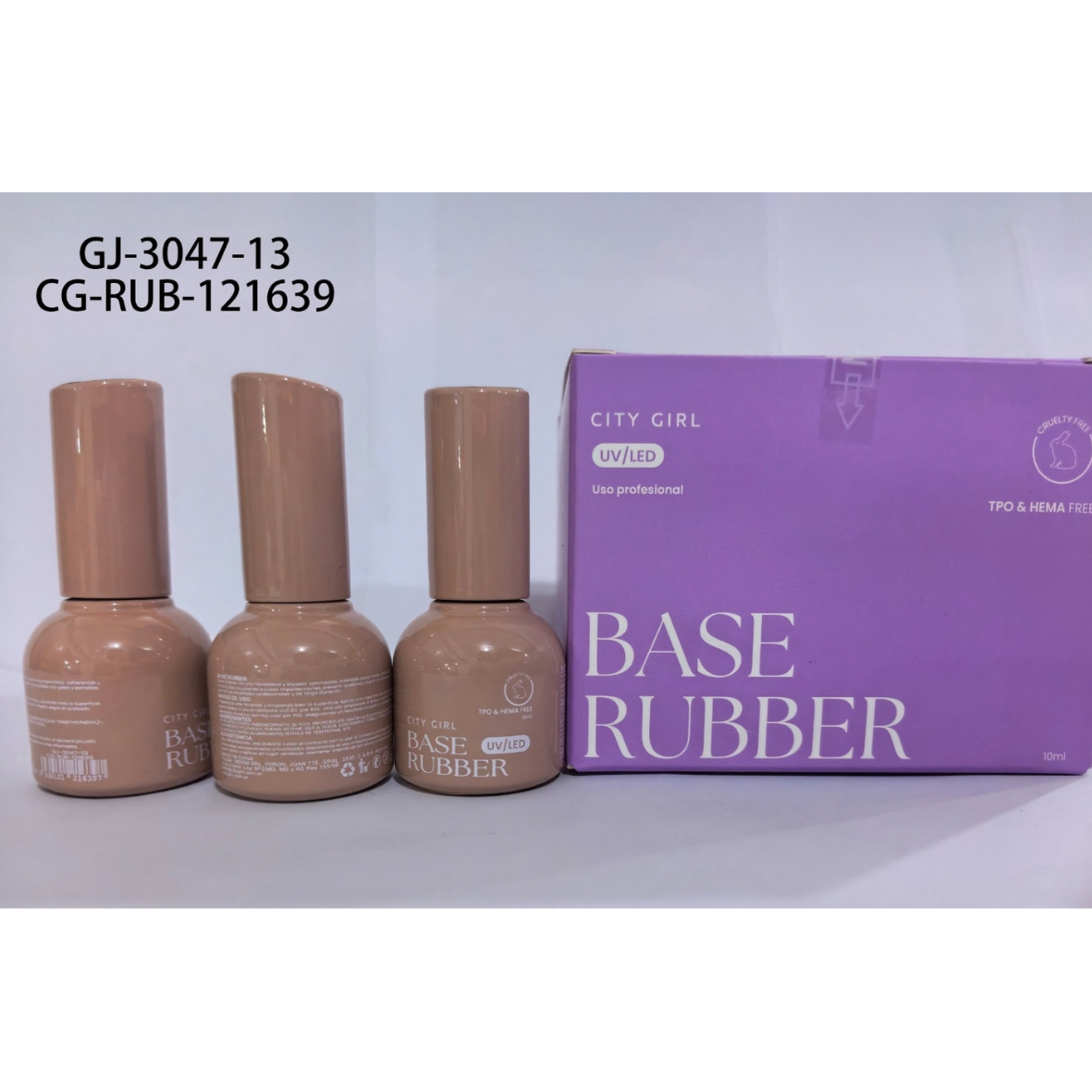 BASE RUBBER UV/LED CITY GIRL – 10ML