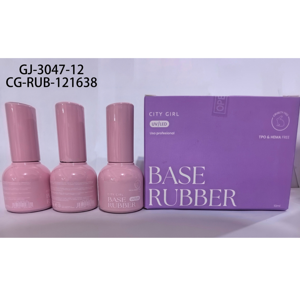 BASE RUBBER UV/LED CITY GIRL – 10ML