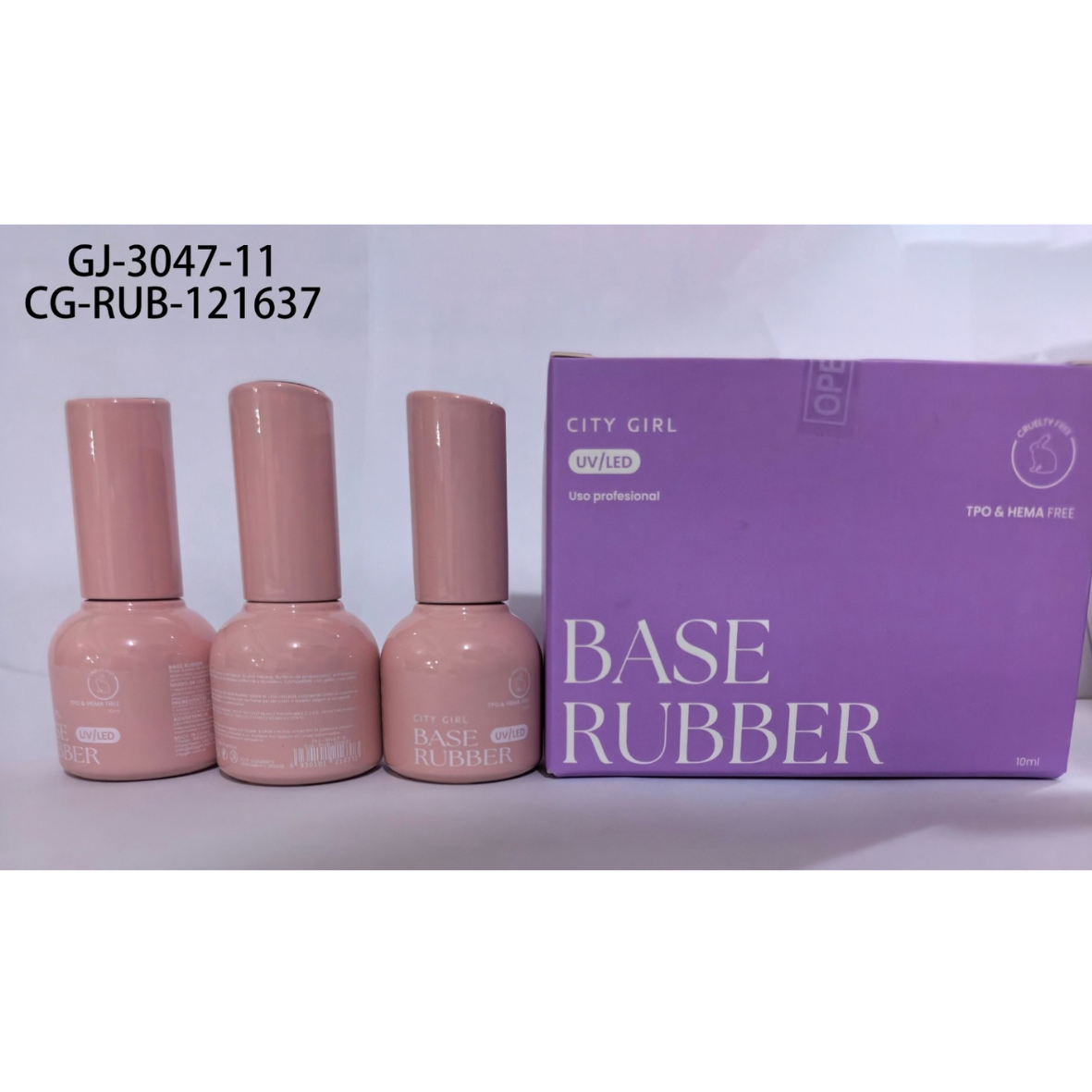 BASE RUBBER UV/LED CITY GIRL – 10ML