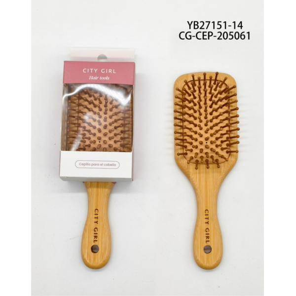 CEPILLO DE MADERA CITY GIRL