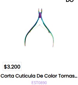 Corta Cuticula Tornasolado- Mely