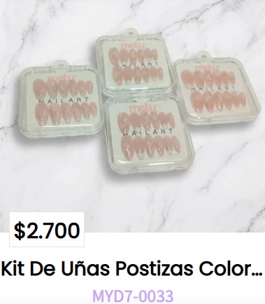 Kit De Unas Postizas- Mely