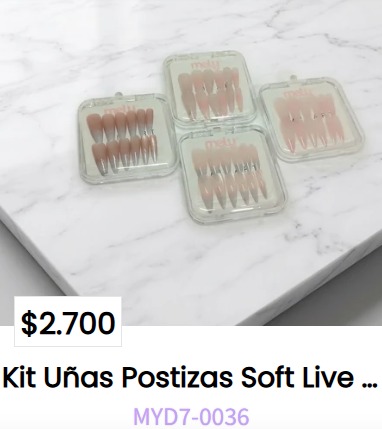 Kit De Unas Postizas- Mely