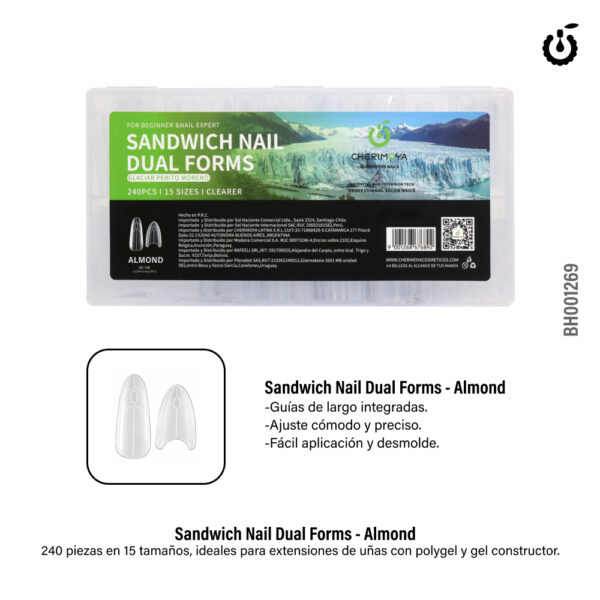CAPSULAS DUAL SANDWICH 240PCS ALMOND