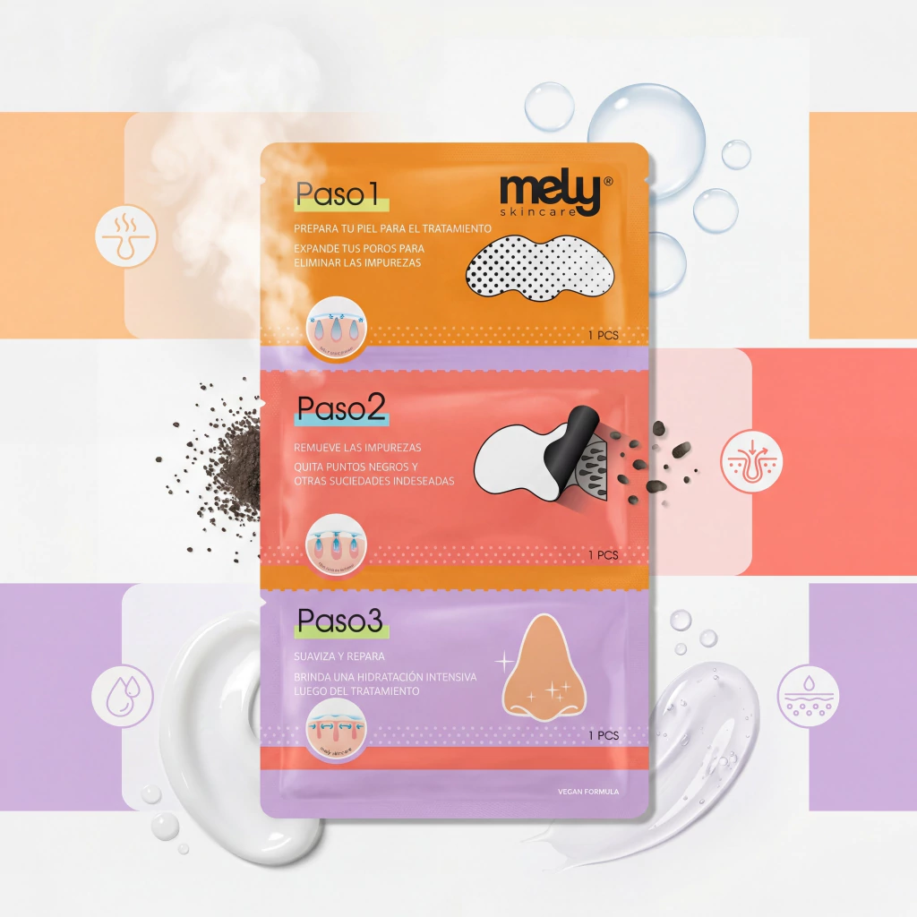 MASCARILLA PARA REMOVEDOR PUNTO NEGRO 3 PASOS MELY