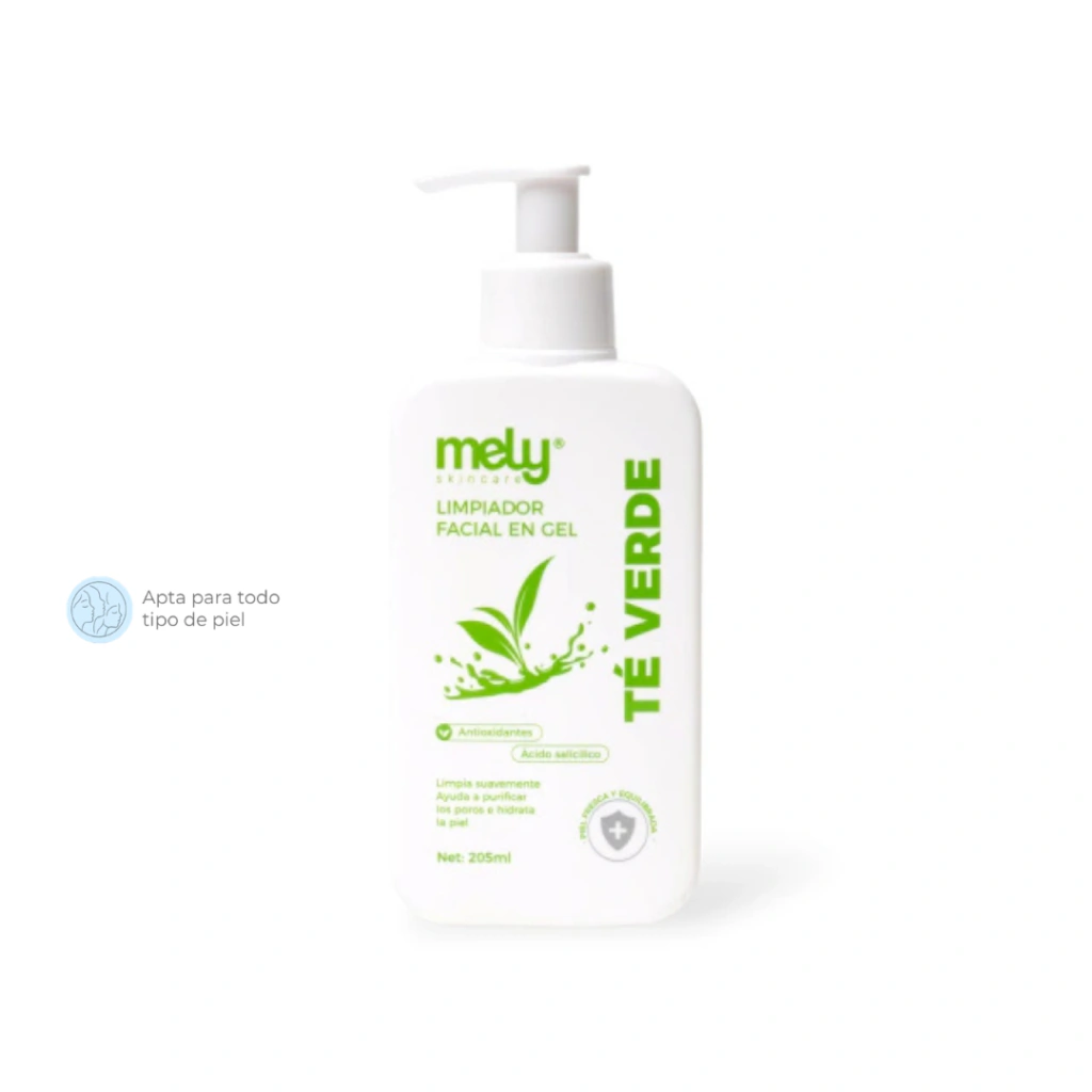 LIMPIADOR FACIAL CON TE VERDE  205ML MELY