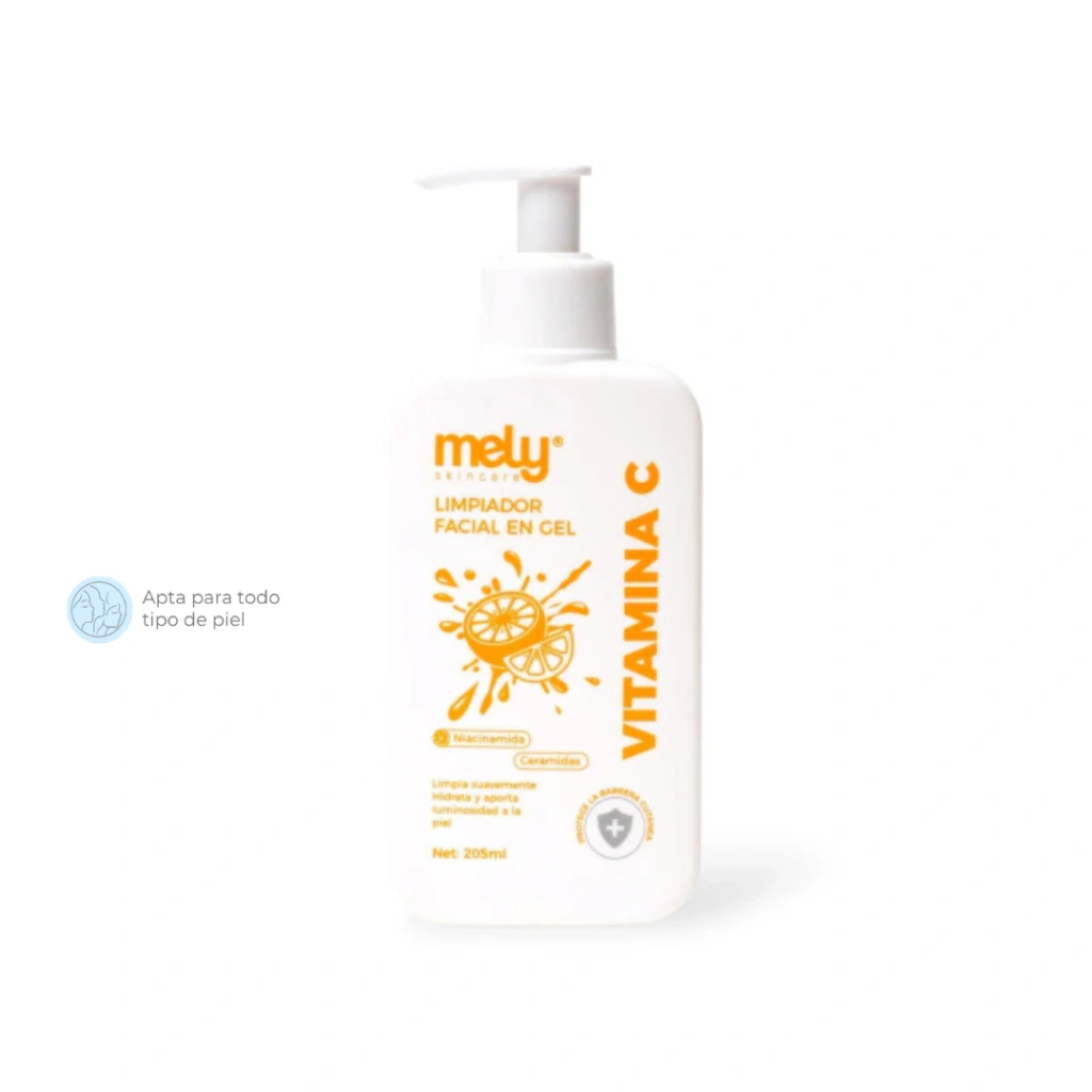 LIMPIADOR FACIAL CON VITAMINA C 205ML MELY